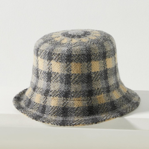 Anthropology Plaid Bucket Hat. NWOT & perfect condition. - Picture 2 of 9